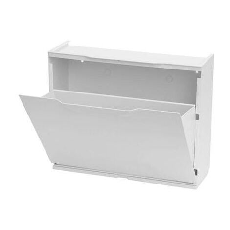 SCARPIERE SCARPIERA MODULARE IN POLIPROPILENE BIANCO UNIKA CM.50X17XH41