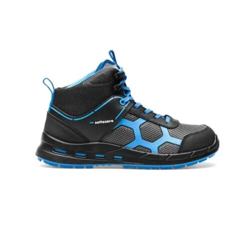 Scarponcino Alto da Lavoro Antinfortunistica con Suola Premium Sottozero Modello JUMBO, Blu Numero 38