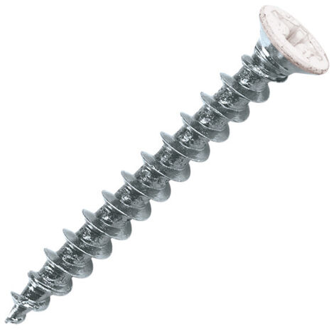 Scatola 1000 viti a testa svasata in PVC PLAST SCELL-IT bianco - 4,2 x 20 mm - PH2 - PVCPW42020