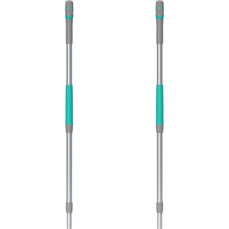 Scatola 2 manici telescopici Infinity pro in alluminio grigio 106x184 cm