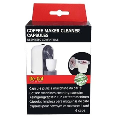 SCATOLA 6PZ CAPSULE PER PULIZIA MACCHINE DEL CAFFE' NESPRESSO