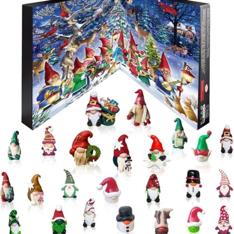 Scatola a sorpresa con gnomo di Natale