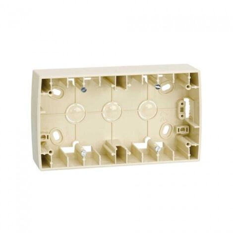 Scatola a superficie bassa 2 elementi SIMON 82 82760-31