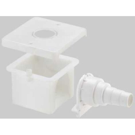 SCATOLA AD INCASSO PER GOMITI FLANGIATI - 90x90