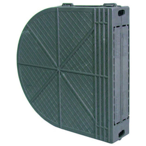 Scatola avvolgitori in plastica - Specifiche: interforo cm 16,5 dim.ingombro cm 19x4,5x19 - 5 pz