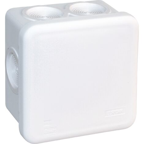 Scatola bianca IP55 con membrana impermeabile - 960° - 7 ingressi - SUM'OHM 80X80x45mm