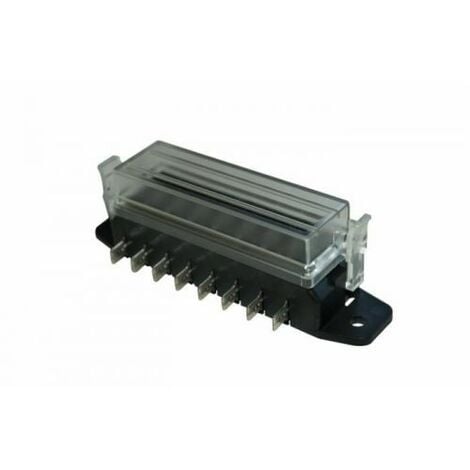 SCATOLA BOX PORTAFUSIBILE A 8 VIE CON COPERCHIO AUTO TRATTORI (33870)