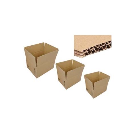 SCATOLA CARTONE PER IMBALLO AMERICANA DOPPIA ONDA- - mm.400x300x200 - 10 pezzi