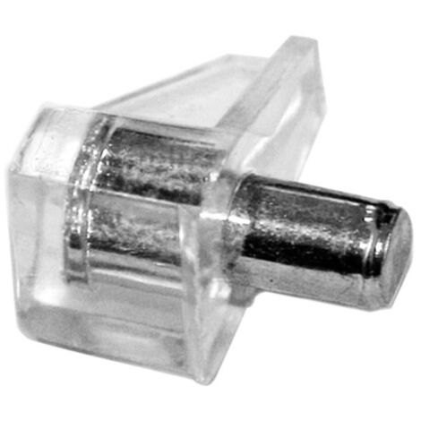 Scatola da 100 supporti trasparenti per ripiani 60309 micel