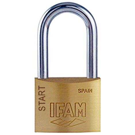 Scatola da 12 lucchetti 40 chiave alta in ottone 401 start sr40al-1 ifam
