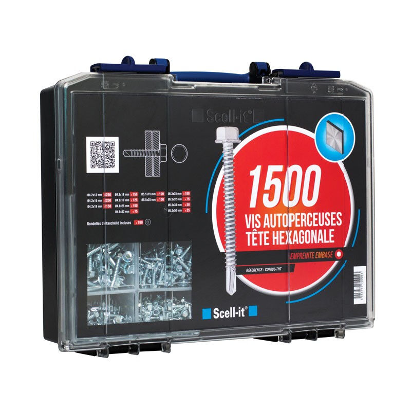 Scatola da 1500 viti autoperforanti THT SCELLIT