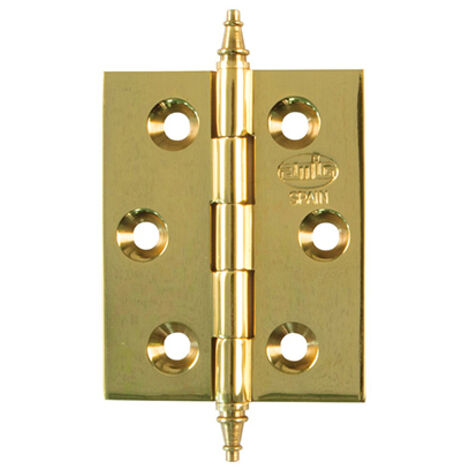 Scatola da 20 cerniere in ottone lucido 60x40mm mod.1003 3007 amig
