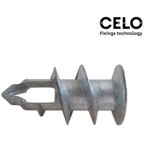 Scatola da 50 unità di tasselli metallici per cartongesso Ø4-5x37mm