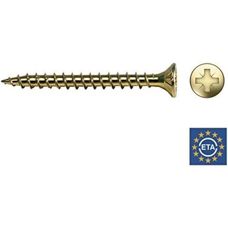 Scatola da 500 Viti per Legno Testa Svasata PZ Din/Ref Vlox Ø3x30mm Fai da Te + Lubrificate - Celo