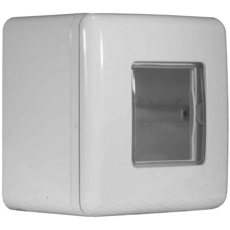 SCATOLA DA ESTERNO 'UNIVERSALE' 2 posti - mm 96 x 96 x 73 grigio