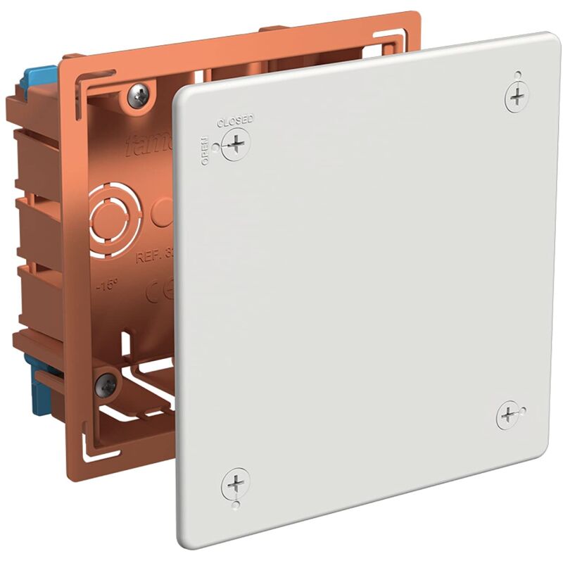 Scatola Incasso Cartongesso Triple FAMATEL 67x45mm Per Meccanismi Elettrici