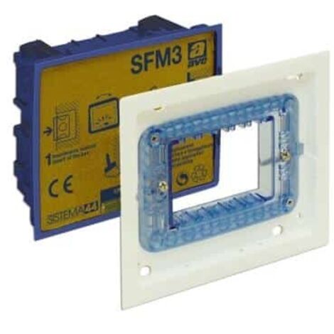 Scatola Da Incasso Placche Vera Murat.3M ( AVE cod. SFM3 )
