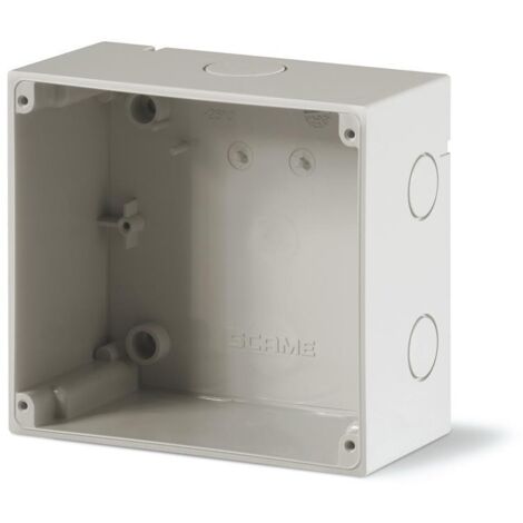 Scatola da parete omnia ip67 136x125x98mm 32a fuse scame 572.0309
