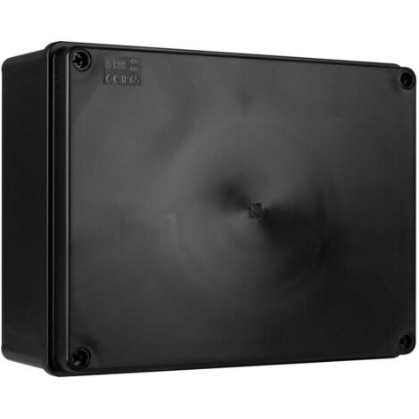 Scatola da parete S-Box 416C - 190x140x70, senza pressacavi, nera IP65