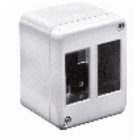 Scatola Derivazione Per 2 Apparecchi Autoportante ( ELETTROCANALI cod. ECSM2B )