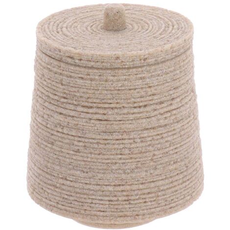 Scatola di cotone in poliresina effetto sabbia - naturale - Tendance