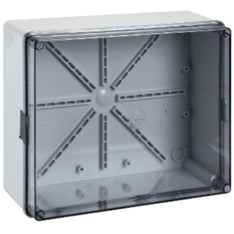 Scatola Di Derivazione 240X190X90 Ip55 Trasparente ( Schneider Cod. Sl00958 )