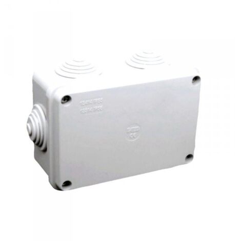 Scatola Di Derivazione Da Parete Stagna IP55 Con 6 Uscite Passacavi 120X80X50mm Coperchio Con Viti