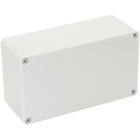 Scatola di derivazione impermeabile IP65, contenitore elettrico in plastica ABS, scatola di alimentazione per progetti elettronici fai-da-te, bianca (150 x 150 x 120 mm)