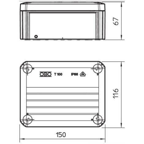 Scatola derivazione ip66