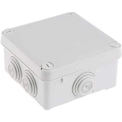 scatola di derivazione quadrata stagna Plexo - grigio RAL7035 - 650°C - IP55 105x105x55