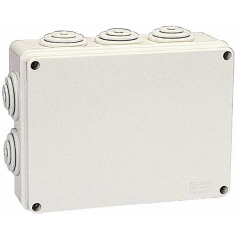 Scatola di derivazione rettangolare da parete 190x140x70mm IP55