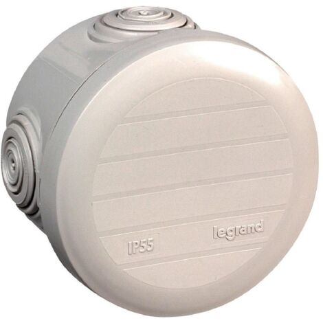Scatola di derivazione rotonda in Plexo IP55 D70 PRF45 GRIGIO Legrand