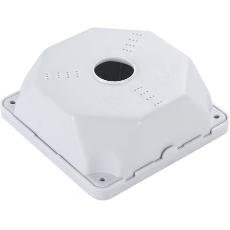 Scatola di giunzione per telecamera di sicurezza, base di montaggio quadrata per interni, custodia impermeabile rimovibile per la gestione dei cavi, ideale per campus, parcheggi, appartamenti, cantier
