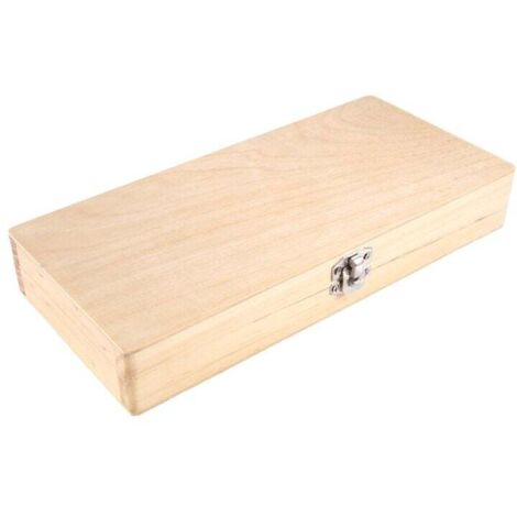 Scatola di legno per 50 vetrini, scatola per microscopio