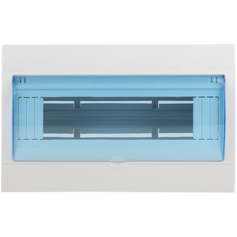 Scatola di protezione di distribuzione in plastica (1 pezzo) per interruttore automatico a 9-12 vie, installazione a parete interna.
