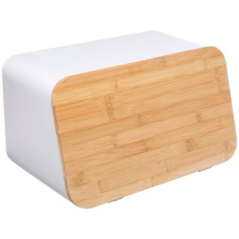 Scatola e tagliere per il pane bianco modern color 37cm - 5five