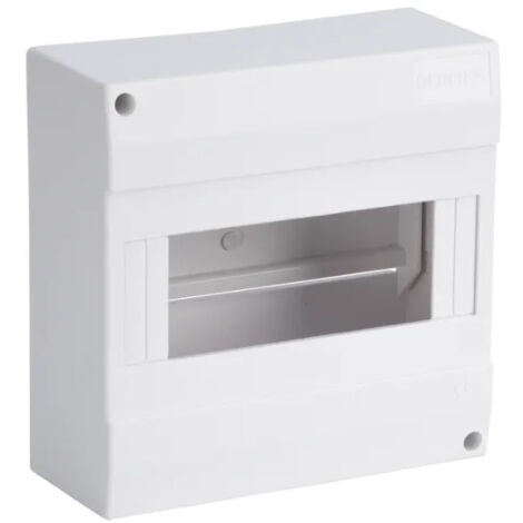 Scatola elettrica vuota con 1 guida e 8 moduli DEBFLEX.