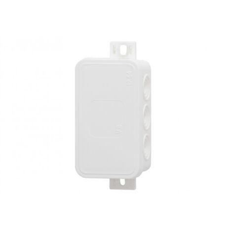 Scatola ermetica V8, termoplastica 80x45x41 IP54, bianca - clic, 8 fori preforati F1.0260