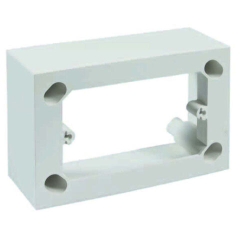 Scatola fondo universale per supporti e placche 3 posti ip30 - mm.120x45x80h.- (1723.b) - 14 pz