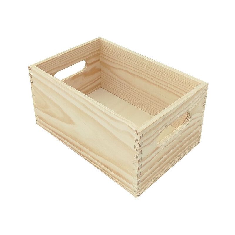 Image of Scatola in pino grezzo 30x20x15 cm Sans Marque
