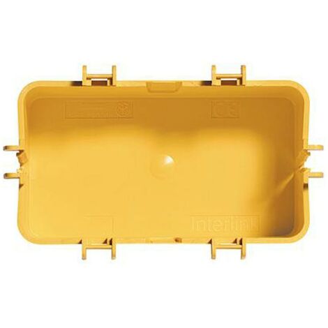 Scatola installazione 4 moduli canali/colonne, da utilizzare con supporto art. 120034