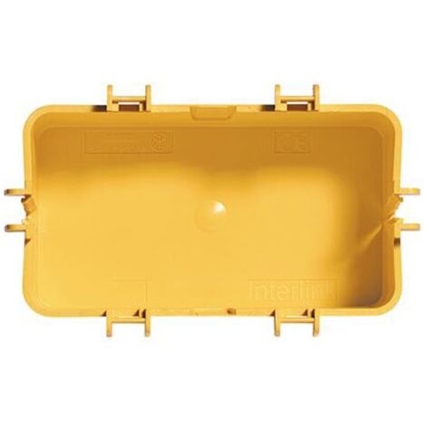 Scatola installazione 4 moduli canali/colonne, da utilizzare con supporto art. 120034