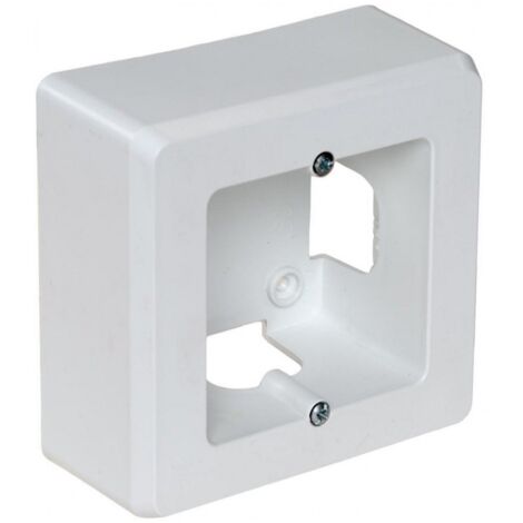 Solera 92 Presa A Superficie 2 Elementi 165x96x43 Mm Colore Bianco, Zoccolo Elettrico