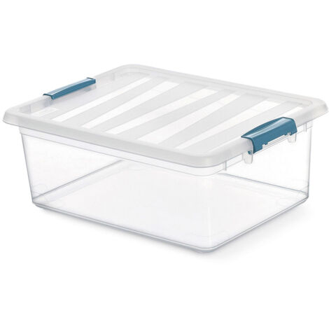 Scatola Multiuso Domopak Living Katla 39 x 29 x 15,5 cm Trasparente polipropilene 12 L