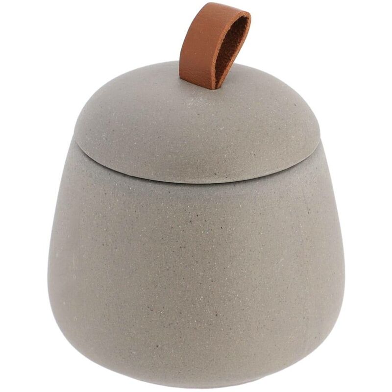 Scatola per cotone idrofilo - grigio - Tendance