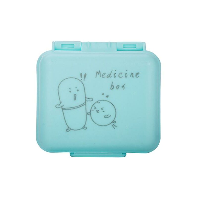 Image of Scatola per pillole sigillata contenitore di plastica per capsule scatola di immagazzinaggio per pillole da viaggio per interni ed esterni mini