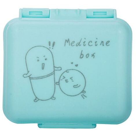 Contenitore per medicinali, scatola medica, scatola per farmacia, contenitore  per medicinali, Blu, 28,5 x 21 x 21 cm : : Casa e cucina