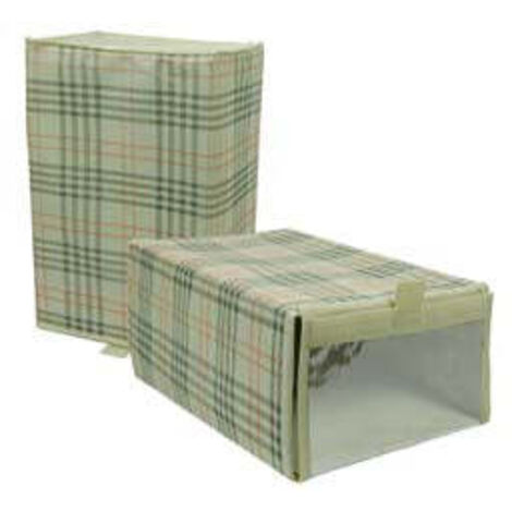 SCATOLA PER SCARPE CON FINESTRELLA IN TNT cm. cm.35x23x1.   FERR 199582