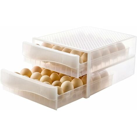 Portauova in plastica per frigorifero a 3 strati Flip Fridge vassoio per  uova contenitore da cucina controsoffitto contenitore per uova fresche -  AliExpress
