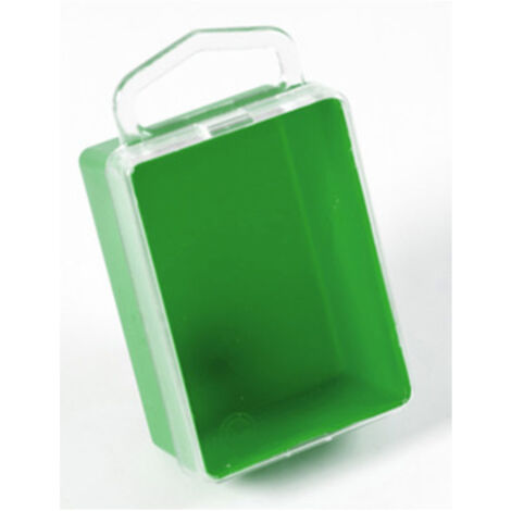 SCATOLA PLASTICA SELF SERVICE  50X70 MM VERDE 90 PZ